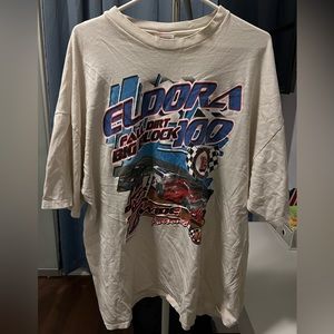 Race car graphic T-shirt